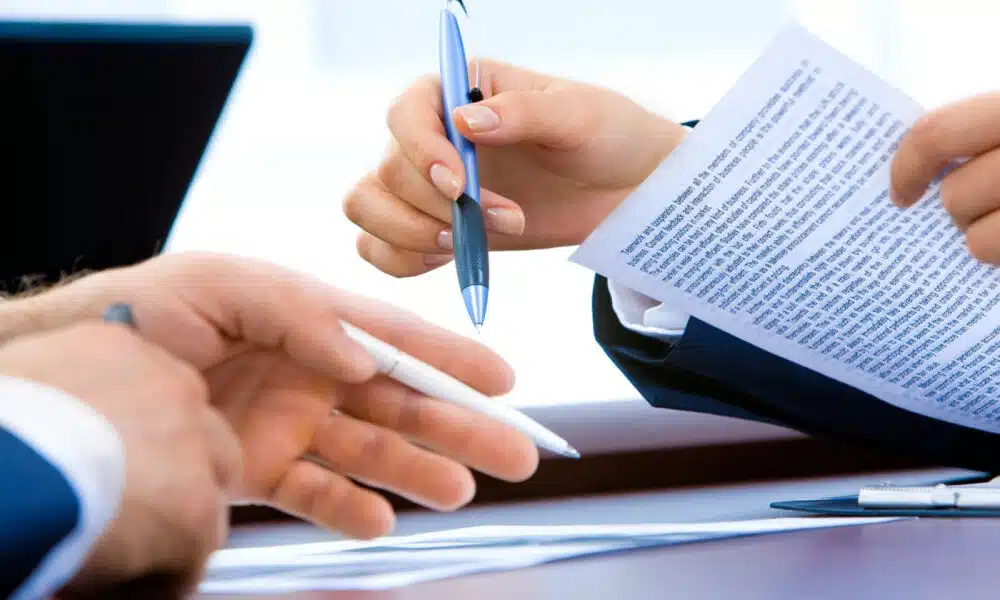 signature d'un contrat