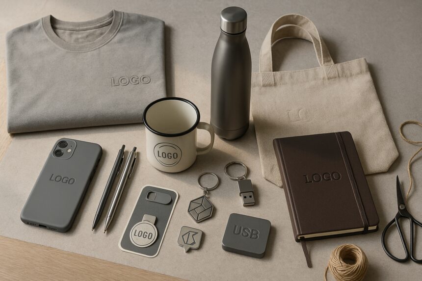 Goodies personnalisés attirant l'attention dans un contexte marketing