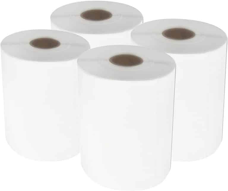 Phomemo 3 rouleaux d'étiquettes transparentes papier autocollant,14 mm