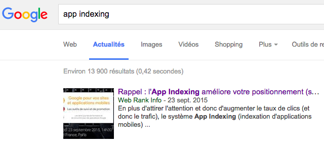 comment afficher les actualités sur google